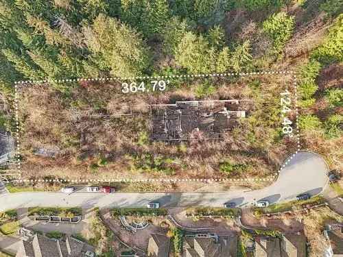 Vacant Land For Sale In Whitby Estates, West Vancouver, British Columbia