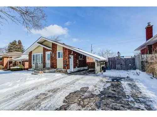 Buy bungalow in Cambridge with legal basement unit and large backyard