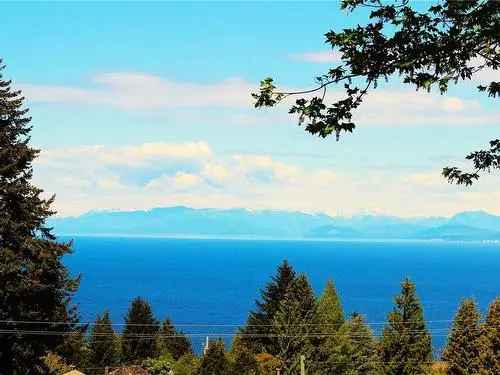 Ocean View Lot for Sale in Nanaimo's Elliot Heights