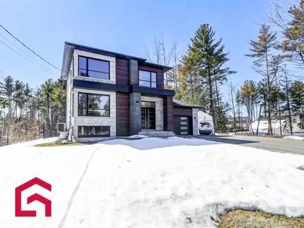 Modern 2 Storey House for Sale Sainte Sophie Laurentides