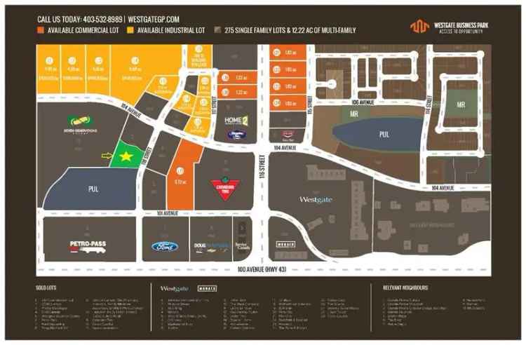 Industrial land For Rent in Grande Prairie, Alberta