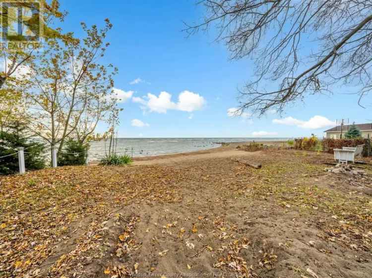 Lake Erie Waterfront Ranch Kingsville Beach House Investment Retirement