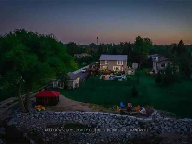 Georgian Bay Waterfront Estate 4BR 2BA Pool Outdoor Kitchen