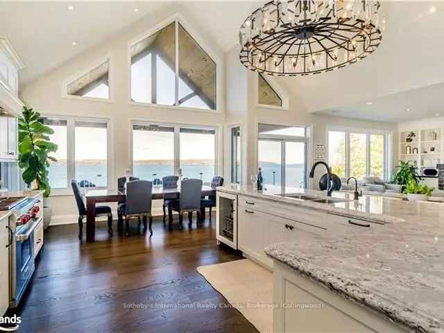 Luxury Georgian Bay Lakefront Estate with Stunning Sunset Views