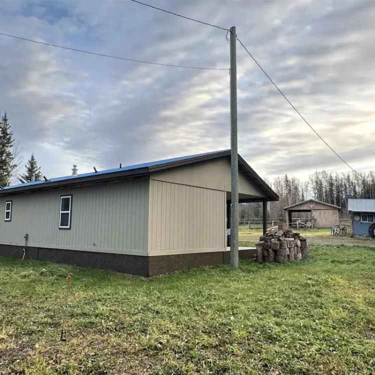 5-Acre Hobby Farm near Vanderhoof - Updated 3-Bedroom Home