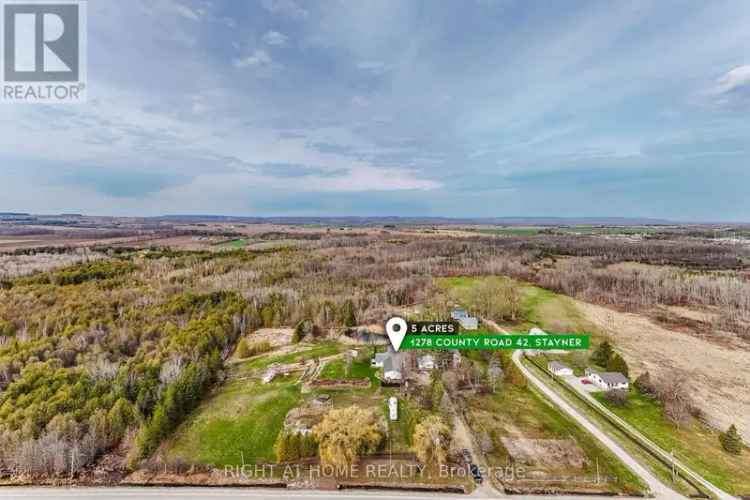 5-Bedroom Family Home on 5 Acres with In-Law Suite