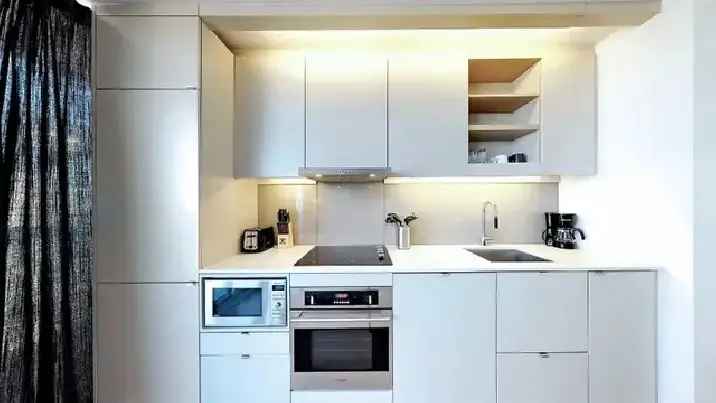 Rent Furnished Condo in Toronto with Modern Kitchen and High Floor