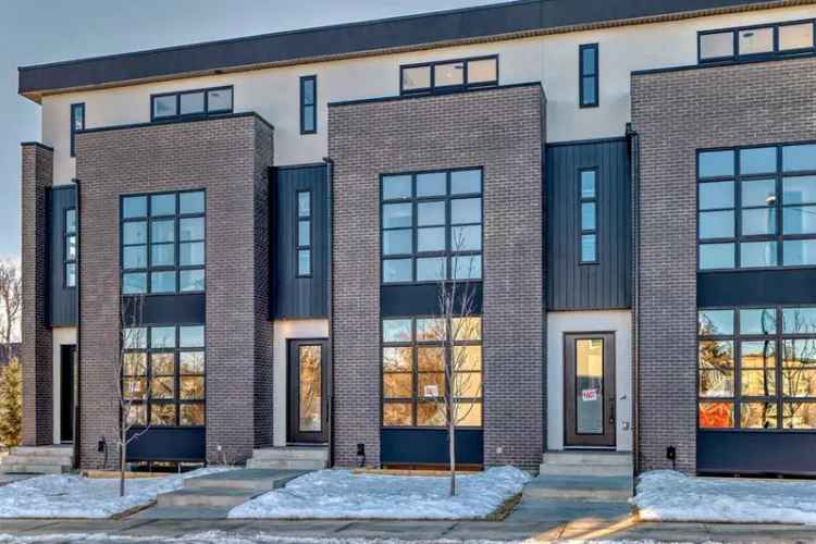 River Park Brownstones Luxury Townhomes in Altadore