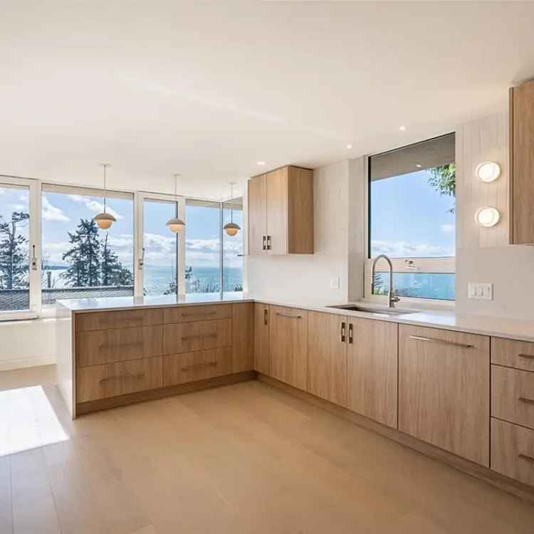 Luxury apartment for sale in White Rock with ocean views and patio