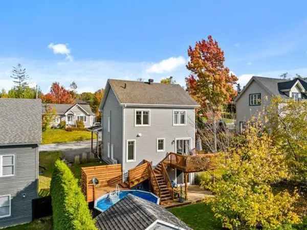 Three Story House with Exceptional View of Mont Orford