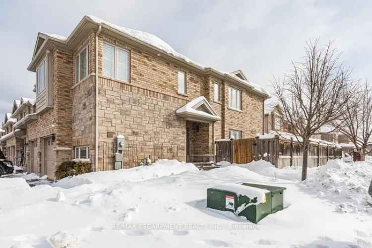 Buy Townhome in Stoney Creek with Modern Upgrades and Outdoor Living