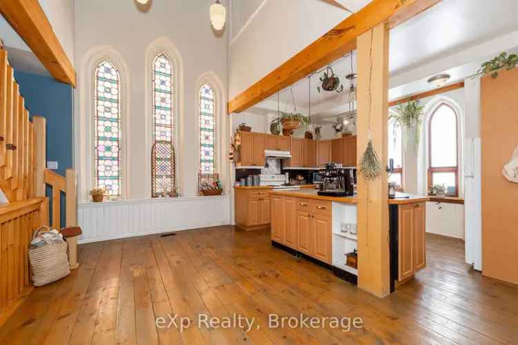 Buy Historic Knox Church Home with Modern Comfort on Scotch Mountain