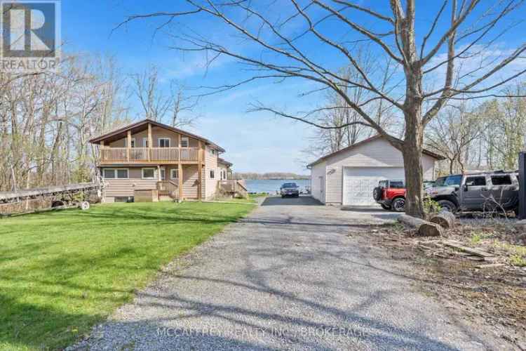 Stunning Waterfront Home Bay of Quinte - Boat Ramp Bunkie