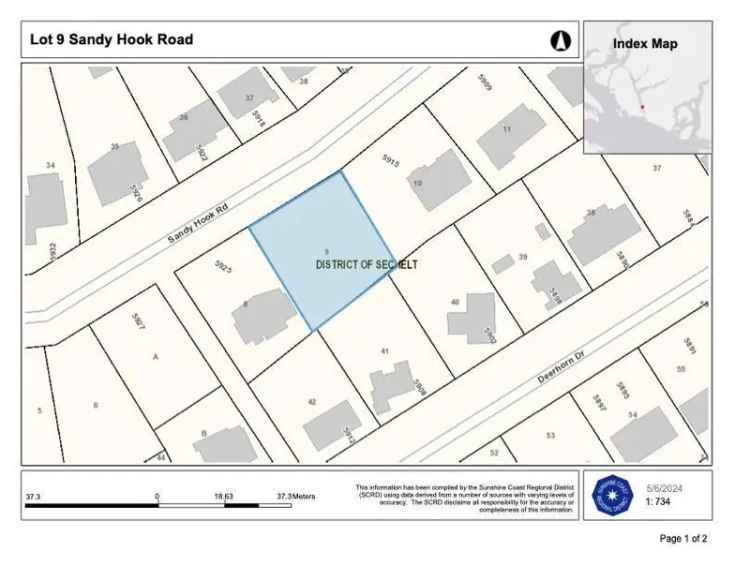 Sandy Hook View Lot Ocean & Mountain Views