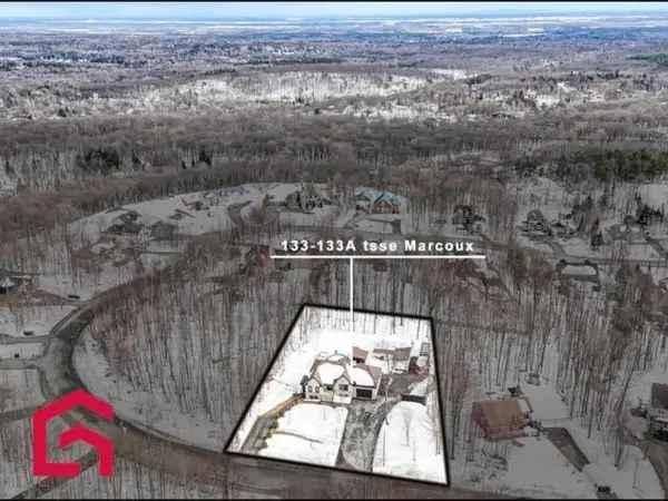 Bungalow for Sale Sainte Sophie Large Wooded Lot Garage Pool