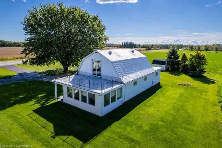 Buy Bungalow in Farm Fields Near Lake Erie with Workshop Features