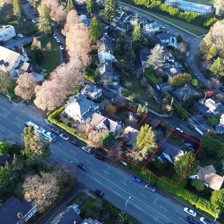 West Point Grey Development Land Assembly - 19800 sqft Lot