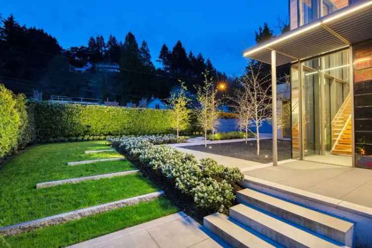 West Vancouver Architectural Masterpiece Home by Nick Milkovich