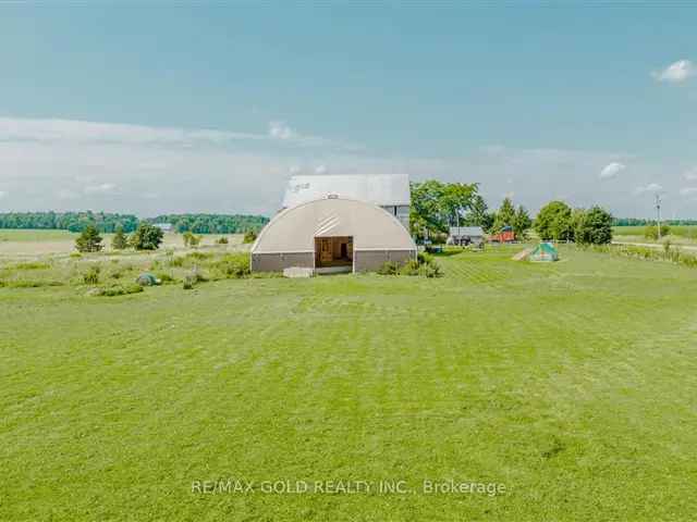 100 Acre Amaranth Farm - $80,000 Annual Income - Riding Arena & Barn