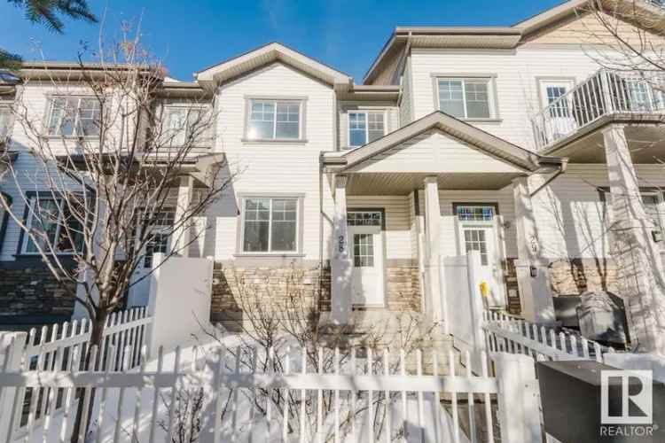 Rent Immaculate Townhome in Terwillegar with Courtyard Facing Features