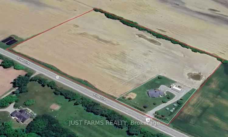 Buy farmland 13 acres in Chatham-Kent with clay loam soil and drainage