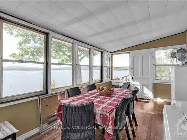 Calabogie Lake Waterfront Cottage - Cozy 2 Bedroom Retreat