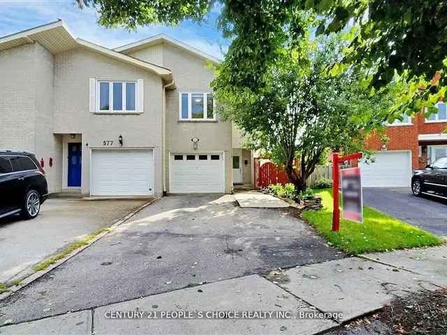 3 Br 2 Storey Semi-Detached Home in Cooksville Near Trillium Health Partners