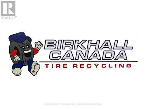 Established Tire Recycling Business For Sale in Barrie ON