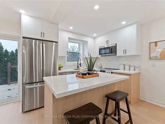 Upper Beaches Renovated Semi-Detached Home 3 Beds 4 Baths