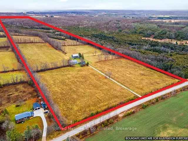 101.887 Acre Farm on Spey River with Farmhouse and Outbuildings