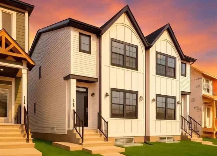 Modern Half Duplex with Legal Suite in Rangeview