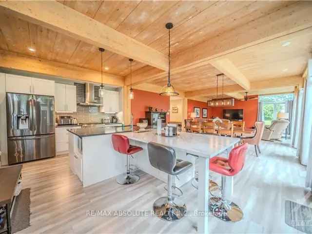 Riverfront Custom Bungalow on 8.64 Acres