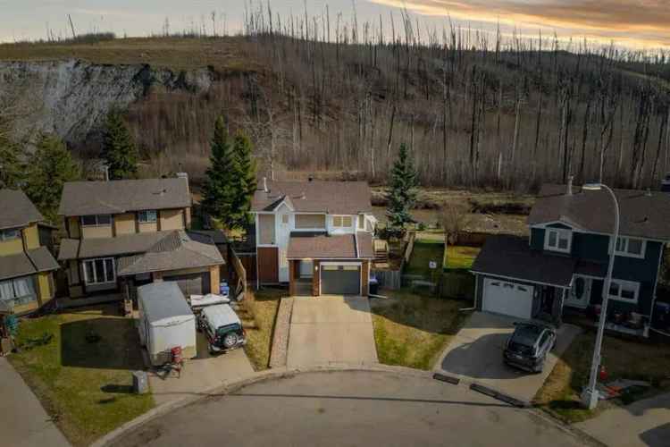 Riverfront Home in Fort McMurray with Updated Kitchen and Bathrooms