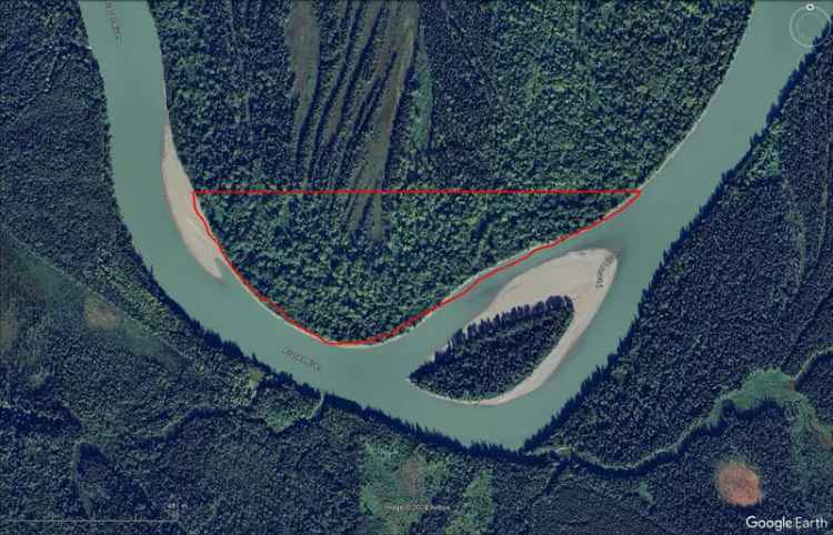 80 Acres, Bare Land, 5,400 ft of Fraser Riverfront - Penny, BC