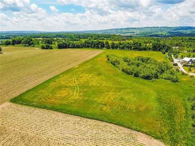 10-Acre Land with Westerly Views in Mulmur Township