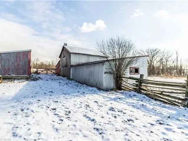 4-Bedroom Country Home on 40 Acres with Horse Barn