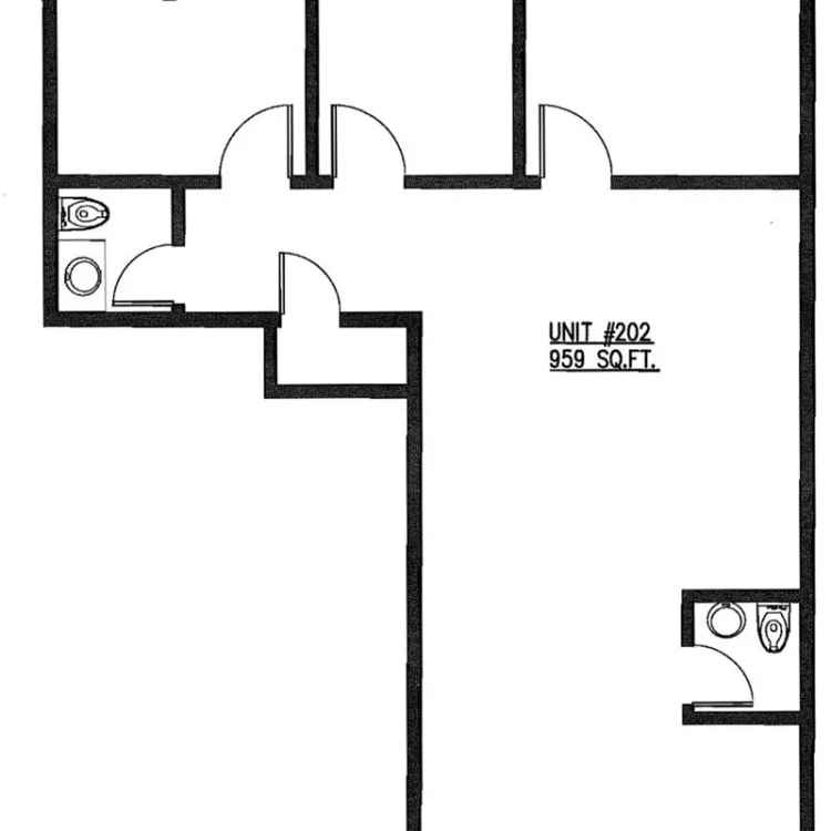 Lease Office Space with 4 Private Offices in Professional Environment