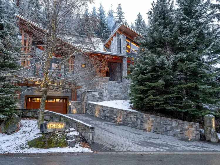 A $12,995,000.00 House/Single Family with 5 bedrooms in Benchlands, Whistler