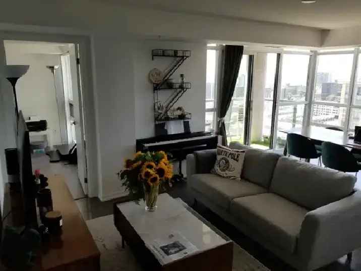 Queen West Lower Penthouse Condo For Rent 2bdr 2bth