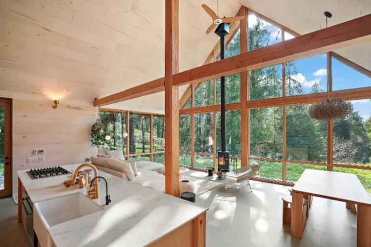 Custom-Built Eagles Grove Rainforest Cabin Hits Sooke Market For $1.8M