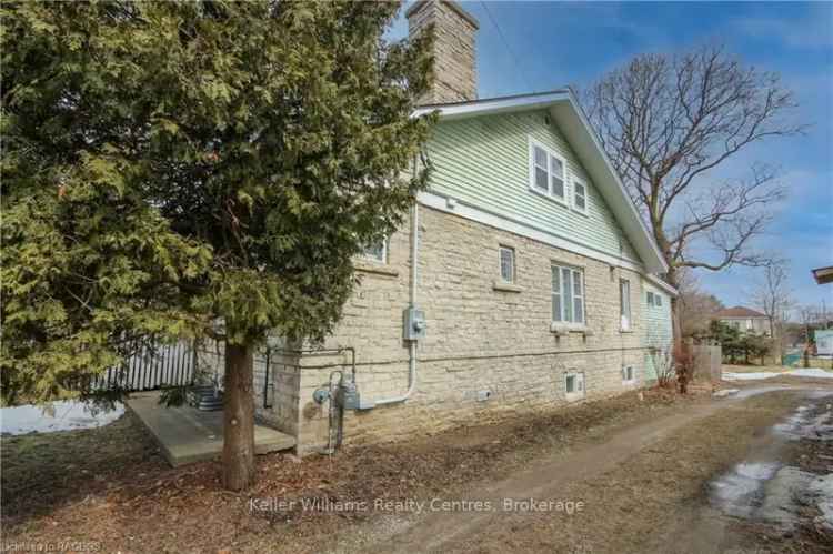 Buy House in Wiarton with Commercial Potential and Unique Features