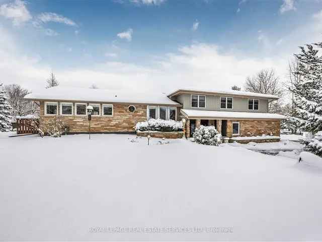 Wasaga Beach 4-Bedroom Side Split Home with Pool and Man Cave