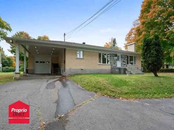 Spacious Brick Bungalow for Sale Large Lot Detached Garage