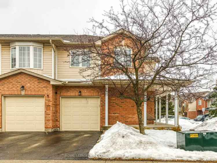 Buy townhouse in Stoney Creek Mountain with private backyard and updates