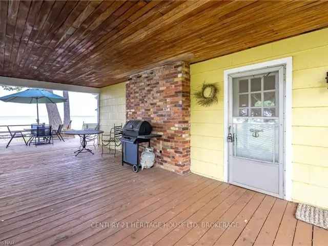 Lakefront Cottage on Sandy Beach - Renovate or Build Your Dream Home