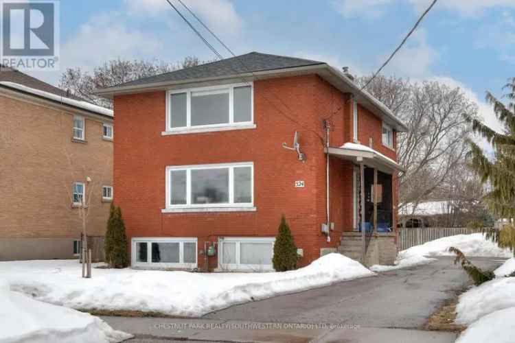 Buy Triplex in Kitchener with Vacant Upper 2-Bedroom Unit and Investment Potential