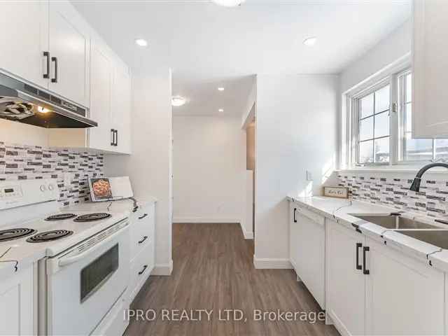 Renovated 3-Bedroom Bungalow with Modern Kitchen and Finished Basement