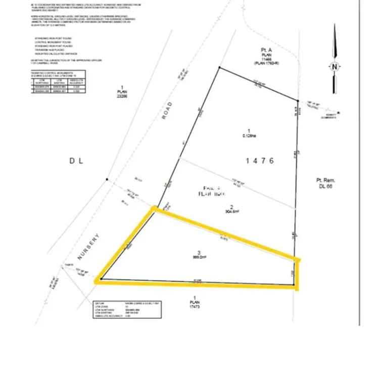 10073 sq ft Building Lot near Campbell and Quinsam Rivers