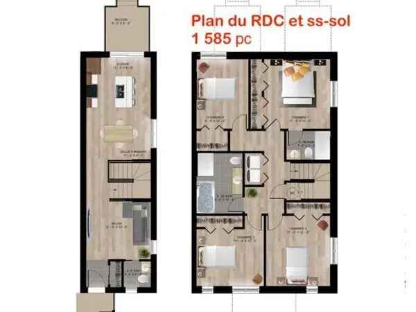 4 Bedroom Condo near Montreal - New Construction
