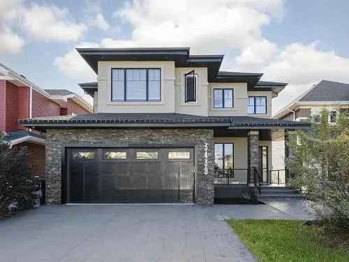 House for Sale in Windermere Edmonton with 5 Bedrooms and Luxury Features